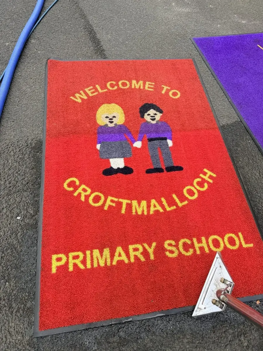 Commercial entrance mat cleaned in Whitburn